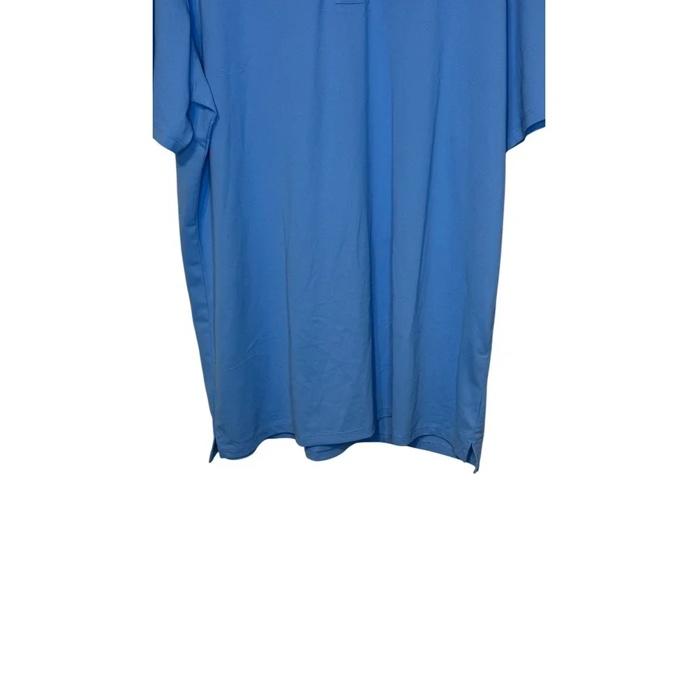 G/Fore Men Shirt Golf‎ Polo Collared Short-Sleeved Preppy Stretch Blue XXL NWT